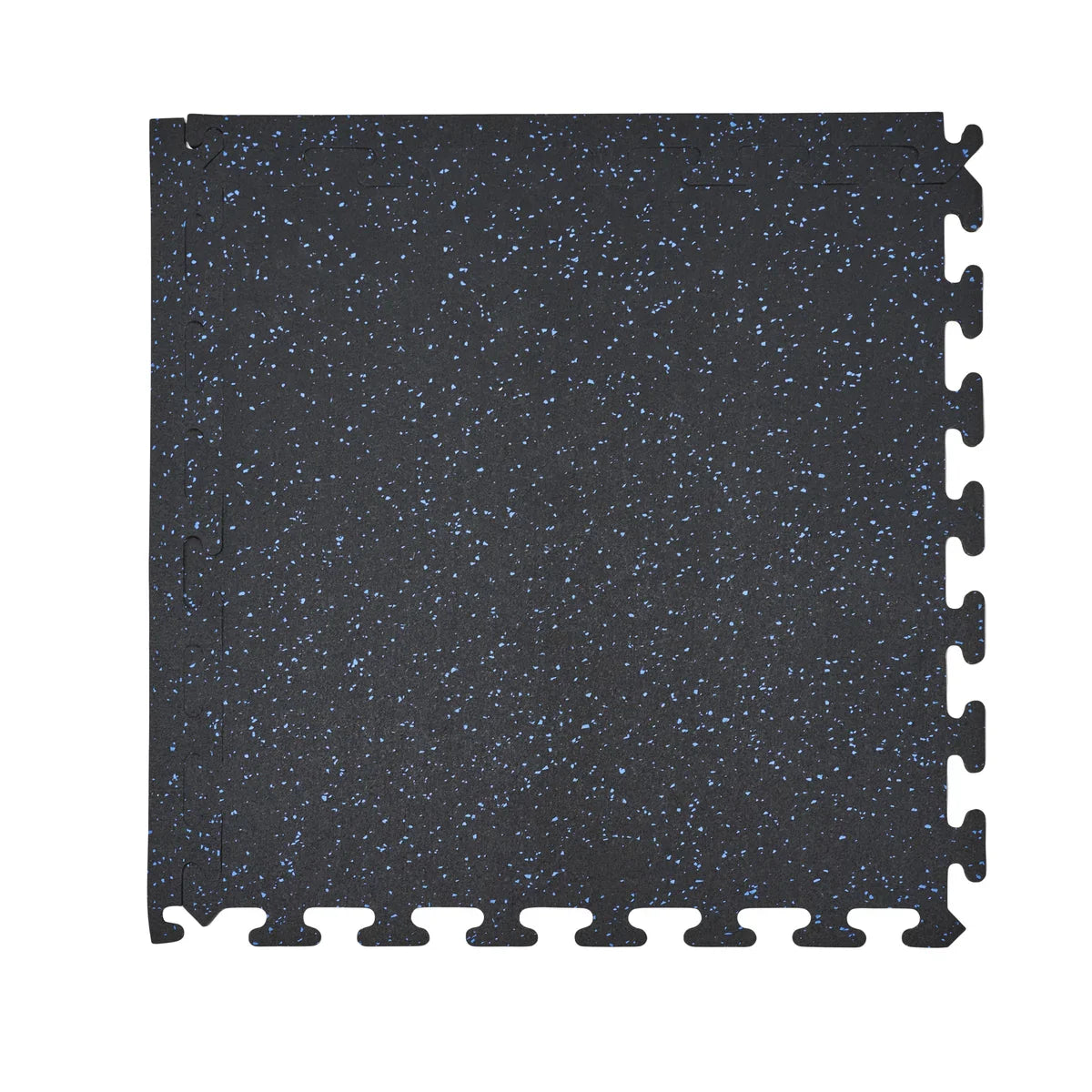 EZ Flex Interlocking Recycled Rubber Floor Tiles with Edges, 30.72 sq ft