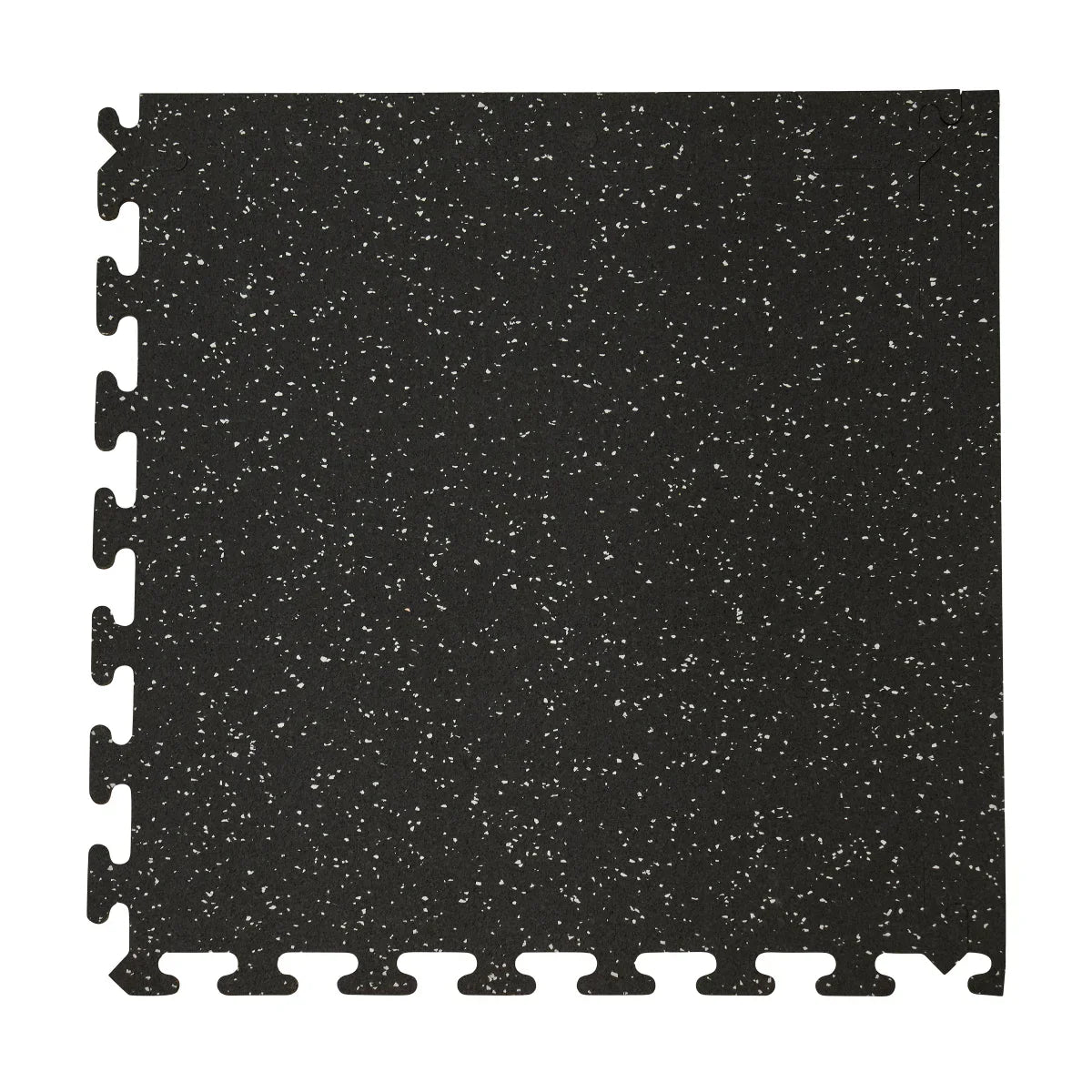 EZ Flex Interlocking Recycled Rubber Floor Tiles with Edges, 30.72 sq ft