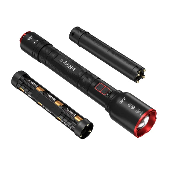 Infinity X1 7000L Dual Power Rechargeable Flashlight
