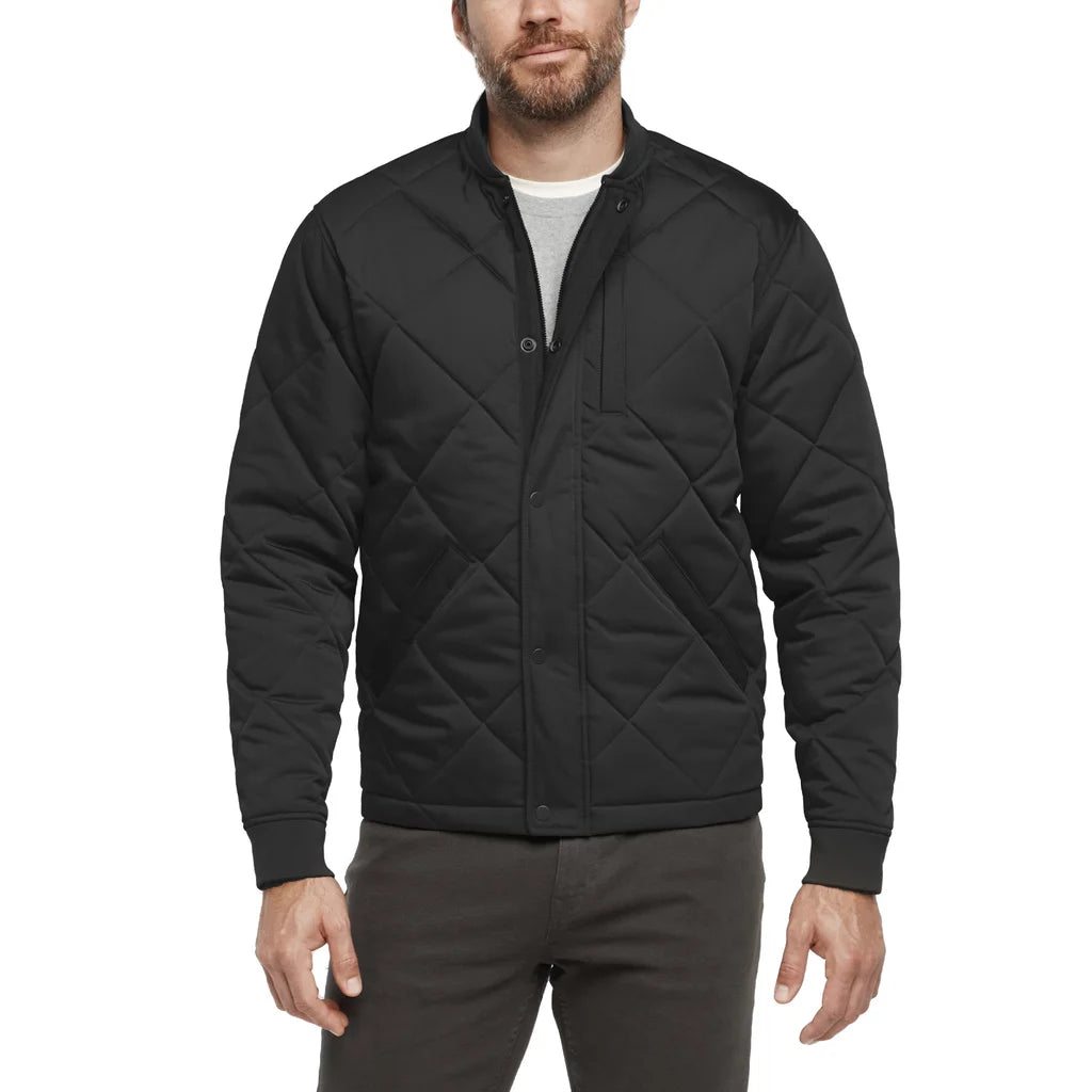 Banana Republic Mens Quilted Bomber Jacket