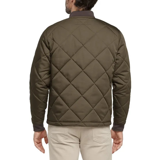 Banana Republic Mens Quilted Bomber Jacket