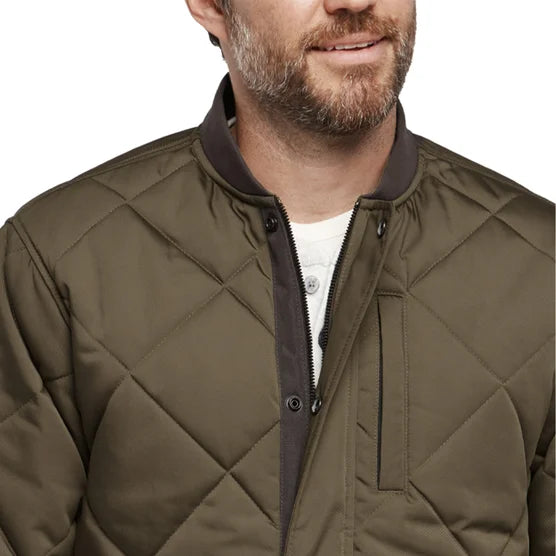 Banana Republic Mens Quilted Bomber Jacket