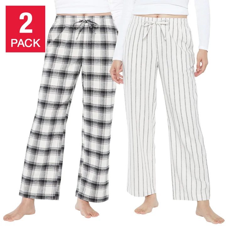 Gap Women's Flannel PJ Pant, 2-pack