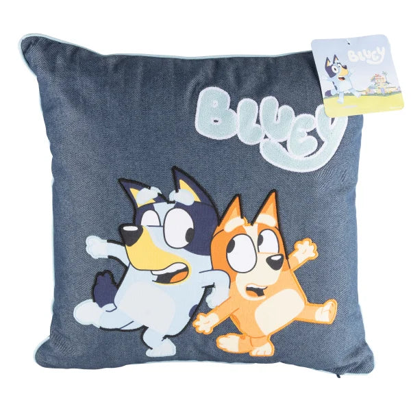 Bluey Denim Deco Pillow