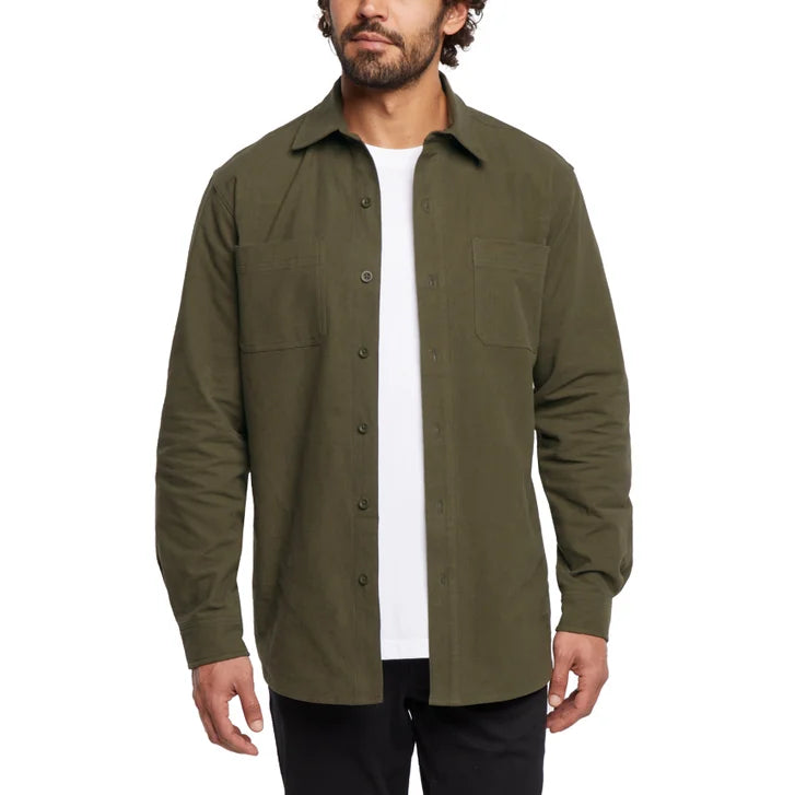 Woolrich Men's 100% Cotton Chamois Shirt