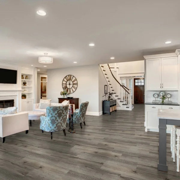 United Weavers Flooring Heirloom 9"x 48" Waterproof Luxury Vinyl Plank - 6 MM Thick with 20 Mil Wear Layer, 20.99 sq.ft/ctn