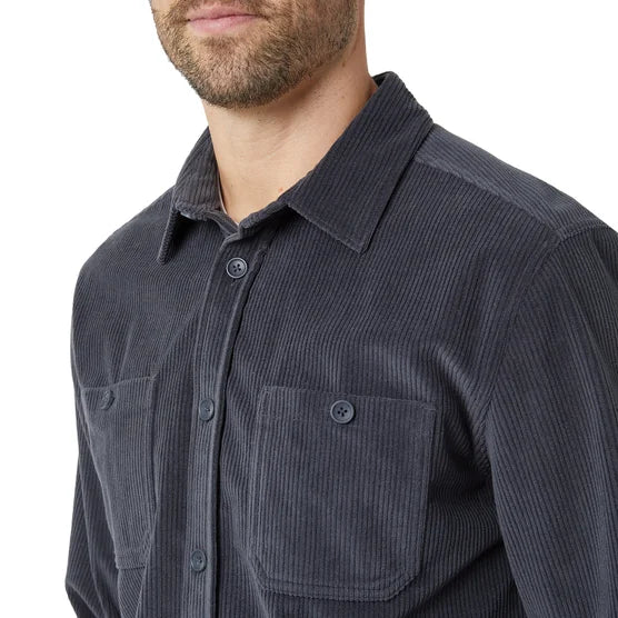 Degrees Mens Corduroy Overshirt