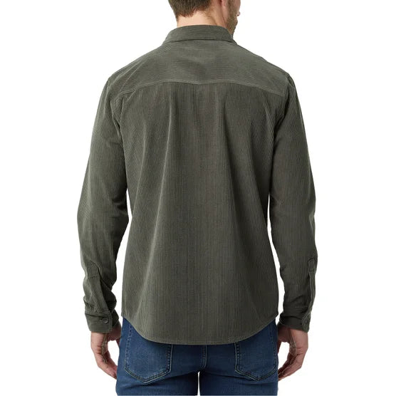 Degrees Mens Corduroy Overshirt