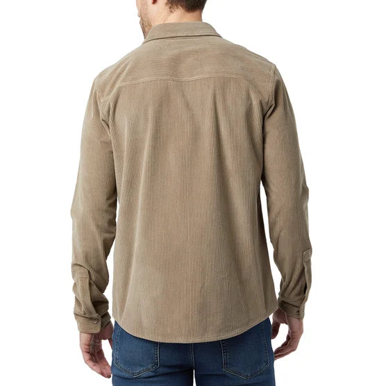 Degrees Mens Corduroy Overshirt