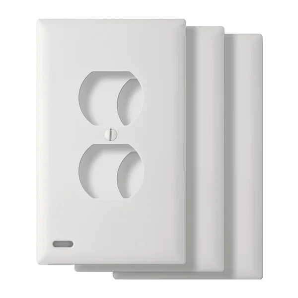 SnapPower GuideLight 2 LED Outlet Cover, 3-pack
