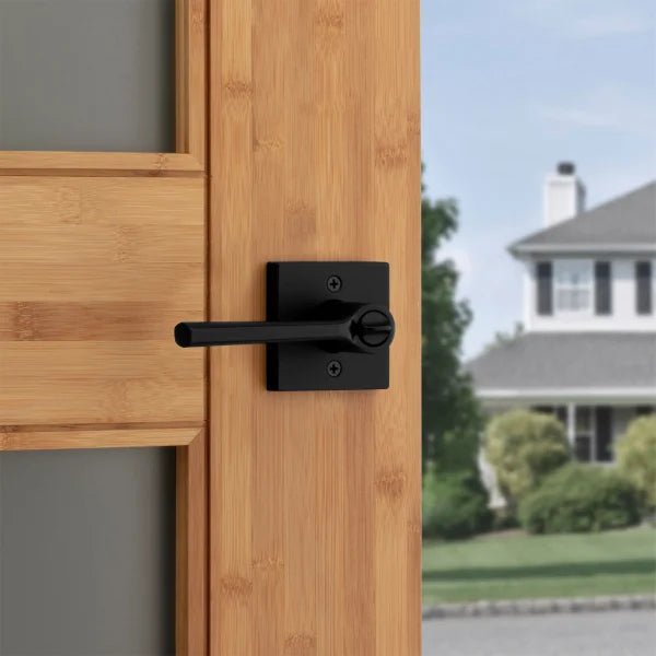 Kwikset Lisbon Key Entry Lever Set Featuring SmartKey Security, 2-pack