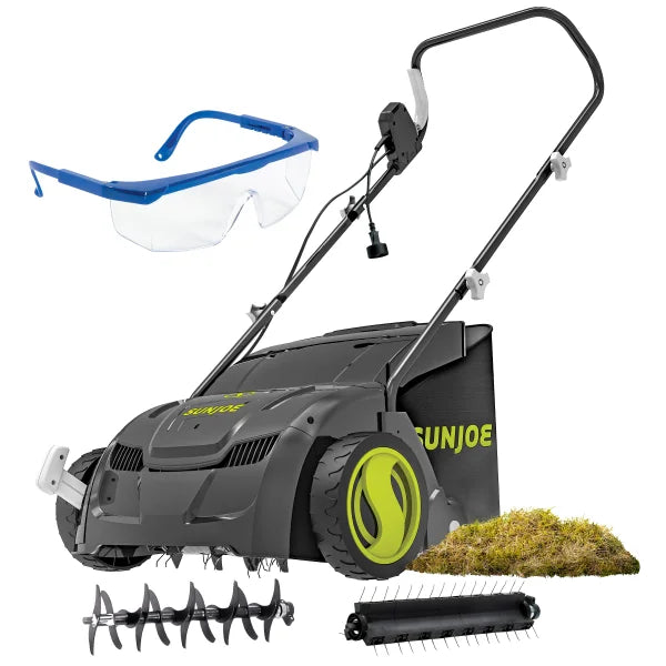 Sun Joe 12.6-inch 12-amp Electric Scarifier + Lawn Dethatcher