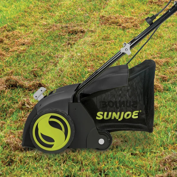Sun Joe 12.6-inch 12-amp Electric Scarifier + Lawn Dethatcher