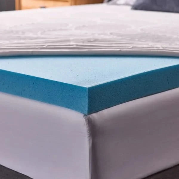Novaform ComfortLuxe Plus Gel Memory Foam Mattress Topper