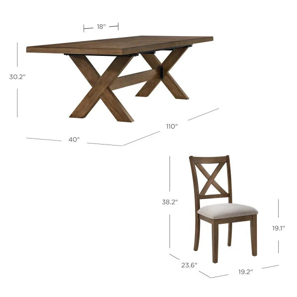 Lathan Dining Table and 8 Chairs