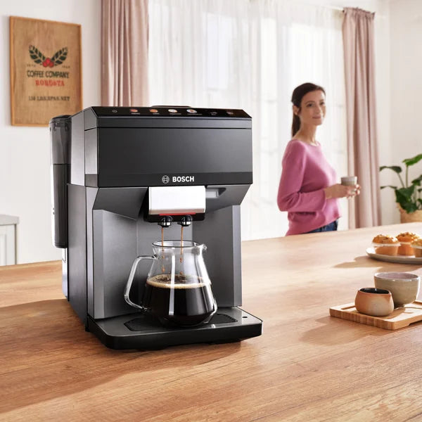 Bosch 500 Series Fully Automatic Espresso and Coffee Machine, Dark Silver