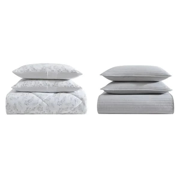 Jennifer Adams Reversible 6-piece Comforter Set, Ira