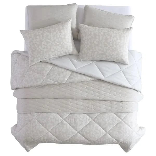 Jennifer Adams Reversible 6-piece Comforter Set, Avery