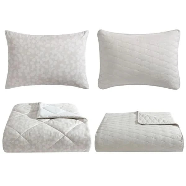 Jennifer Adams Reversible 6-piece Comforter Set, Avery