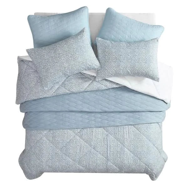 Jennifer Adams Reversible 6-piece Comforter Set, Landen