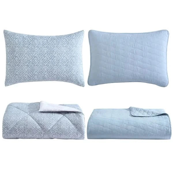 Jennifer Adams Reversible 6-piece Comforter Set, Landen