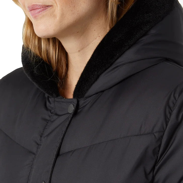 32 Degrees Women’s Quilted Jacket with Plush Lined Hood