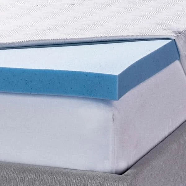Novaform Advanced Cooling Gel Memory Foam Mattress Topper
