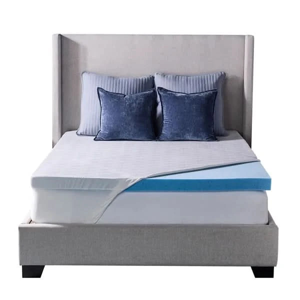 Novaform Advanced Cooling Gel Memory Foam Mattress Topper