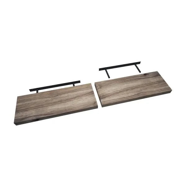 Floating Wood Shelf, 2-pack