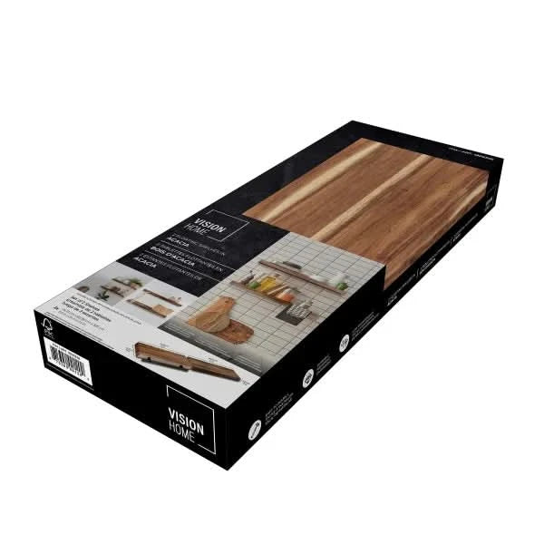 Floating Wood Shelf, 2-pack