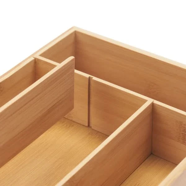 TRINITY 6-piece Bamboo Drawer Organizer