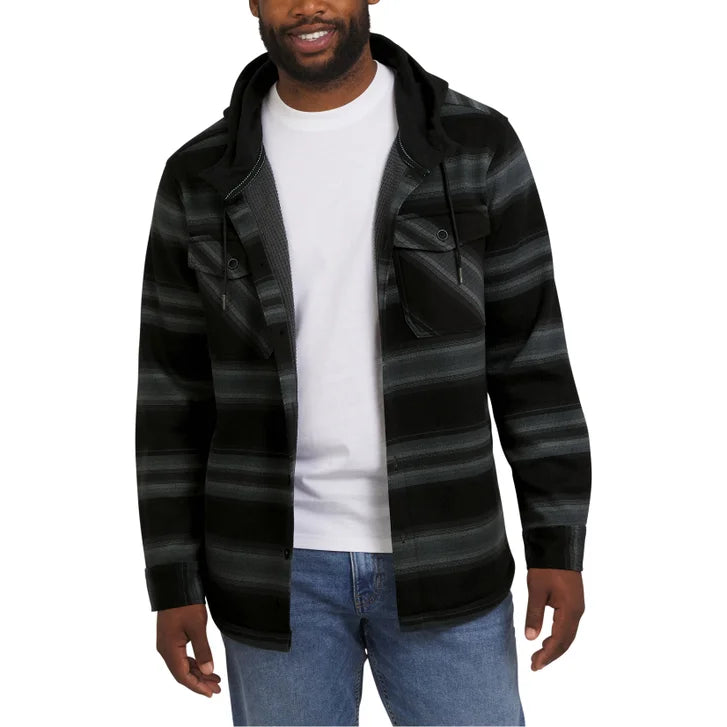 Quiksilver Men's Hooded Shirt Jacket