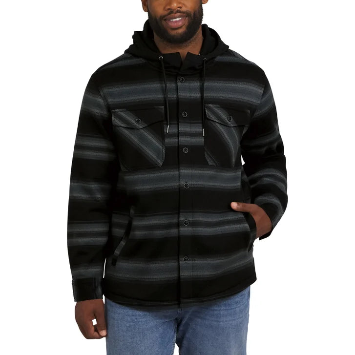 Quiksilver Men's Hooded Shirt Jacket