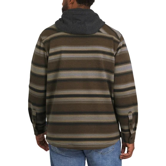 Quiksilver Mens Hooded Shirt Jacket