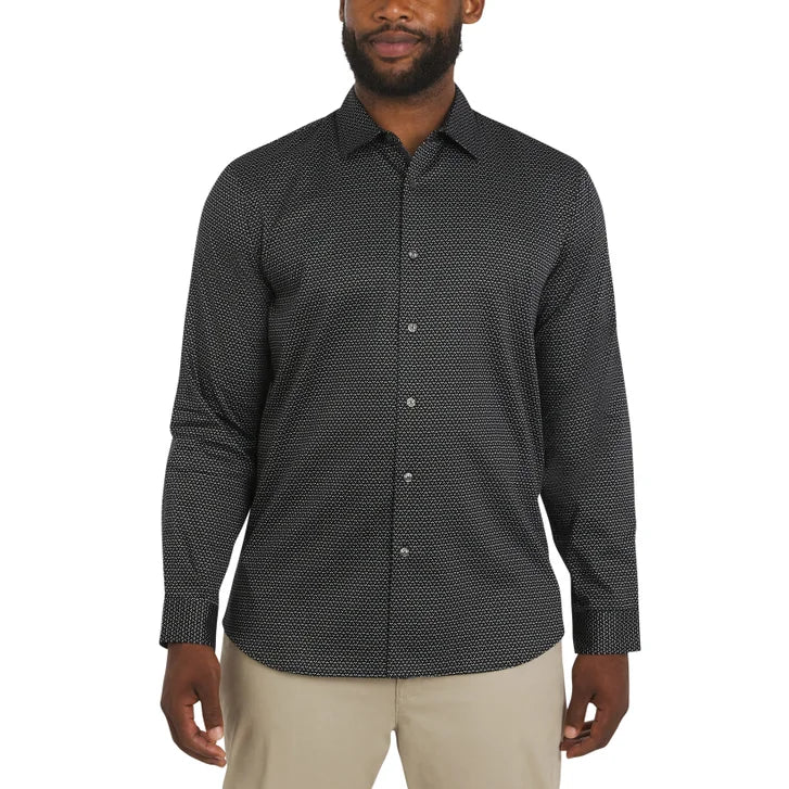 DKNY Men's Woven Button-Up Shirt