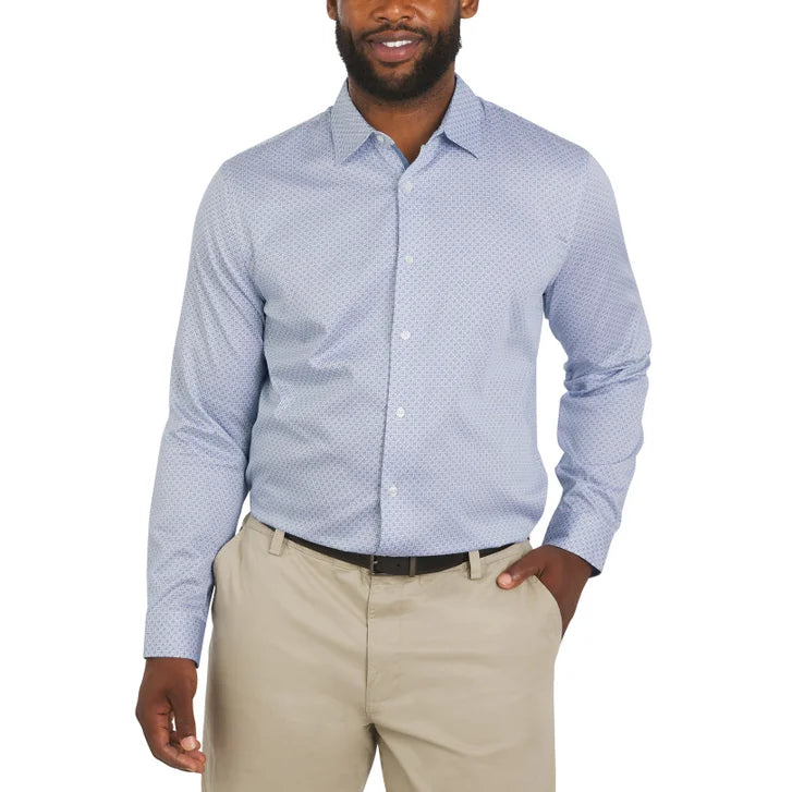 DKNY Men's Woven Button-Up Shirt