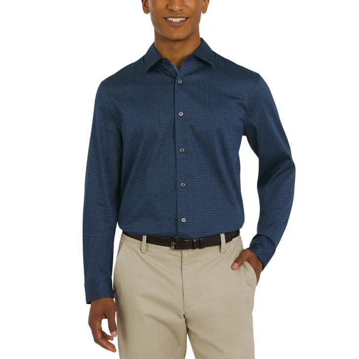 DKNY Men's Woven Button-Up Shirt