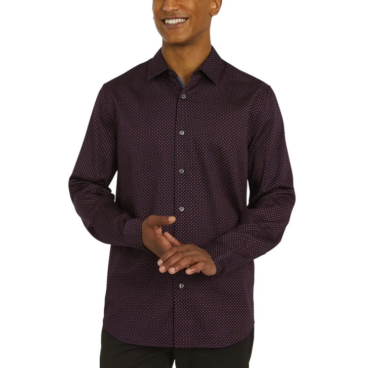 DKNY Men's Woven Button-Up Shirt