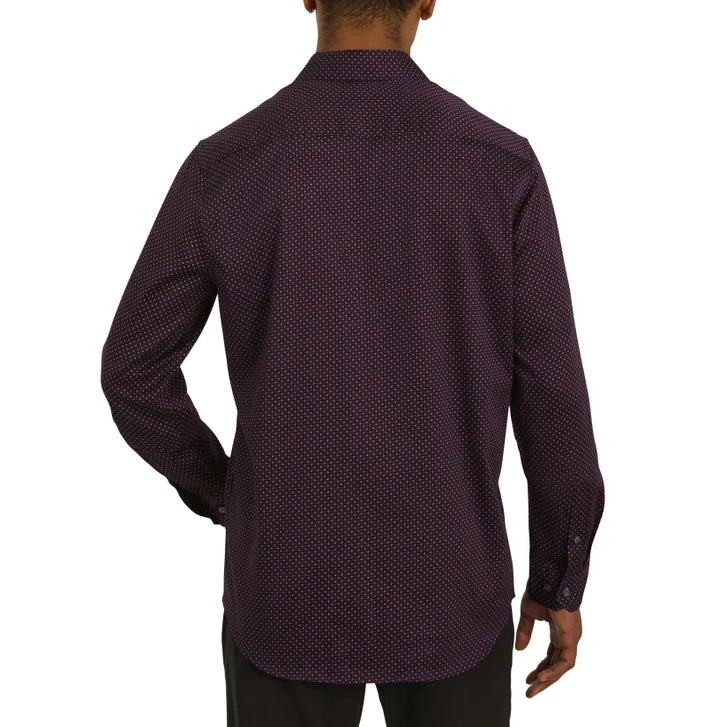 DKNY Men's Woven Button-Up Shirt