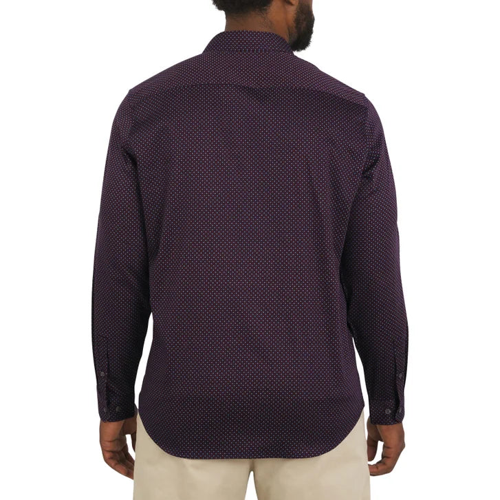 DKNY Men's Woven Button-Up Shirt