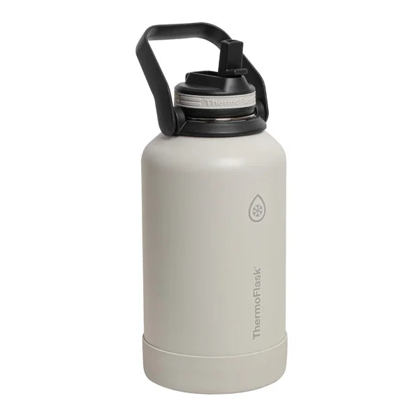 ThermoFlask 64 oz. Double Wall Insulated Stainless Steel Bottle with Straw Lid