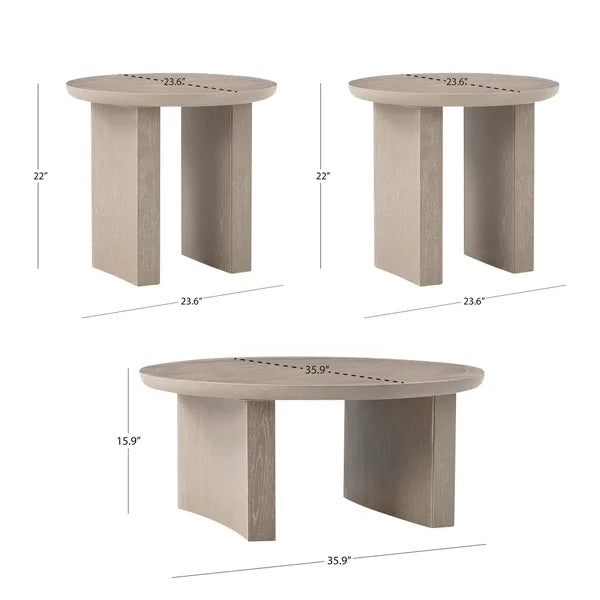 Mandy Coffee Table and 2 Side Tables