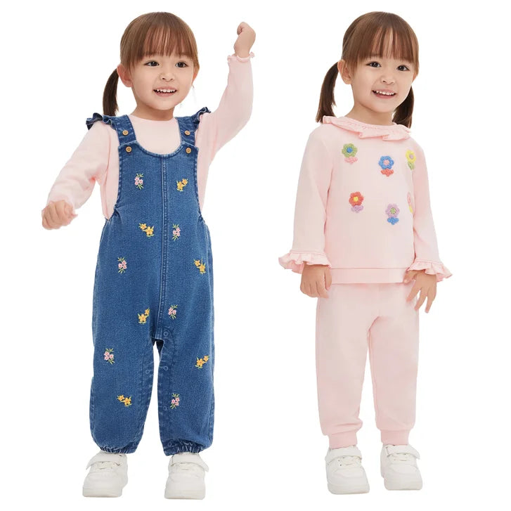 Little Me Baby 4-piece Coverall Set
