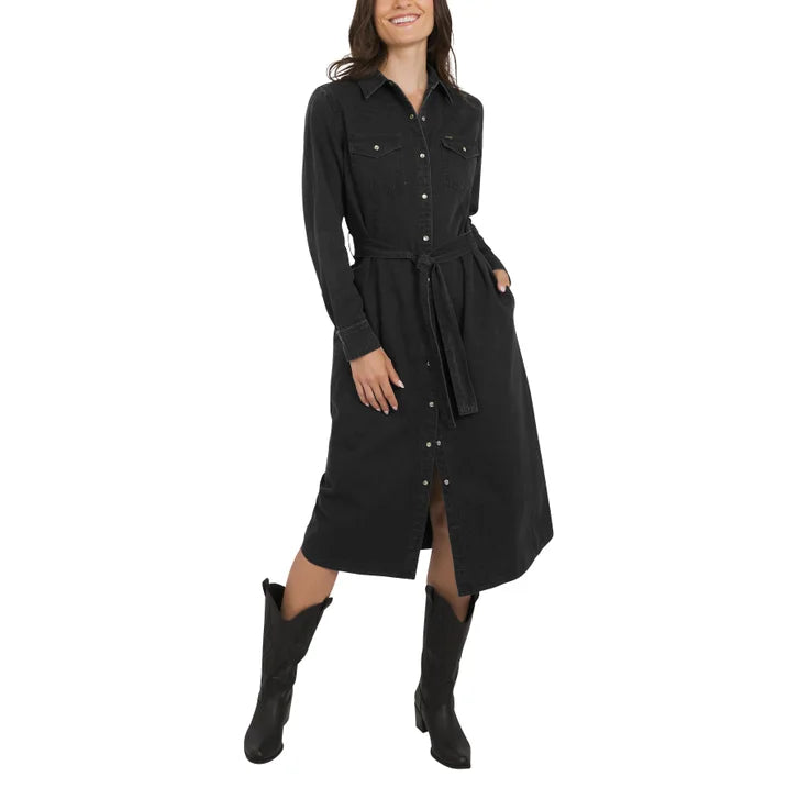 Wrangler Women's Denim Midi Dress