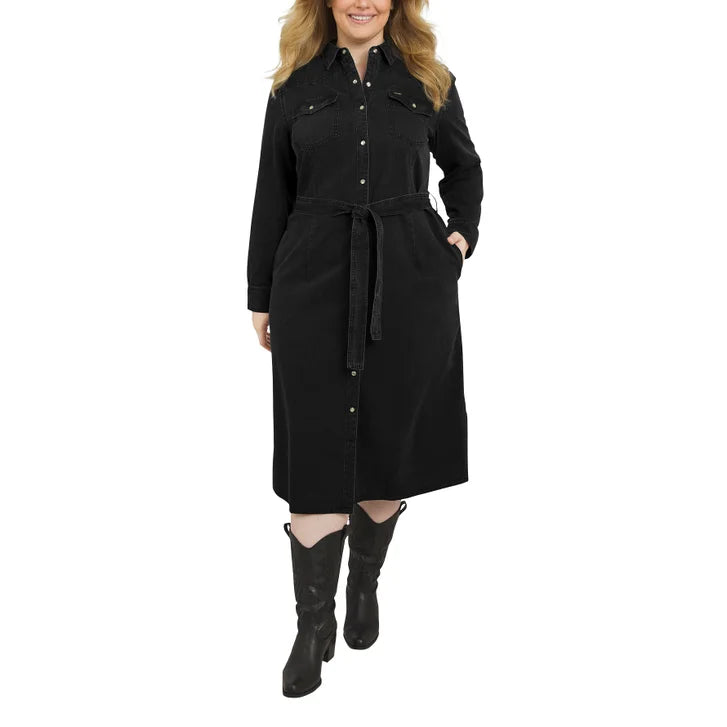 Wrangler Women's Denim Midi Dress