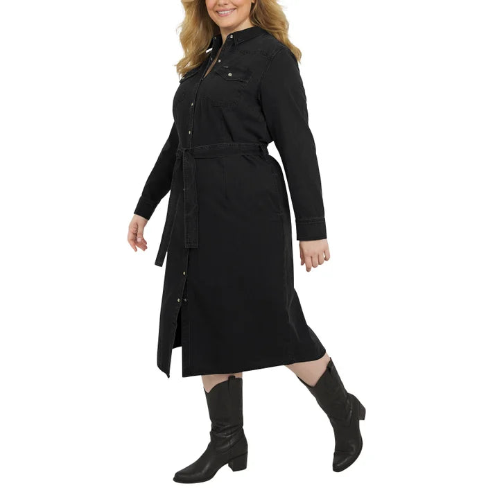 Wrangler Women's Denim Midi Dress