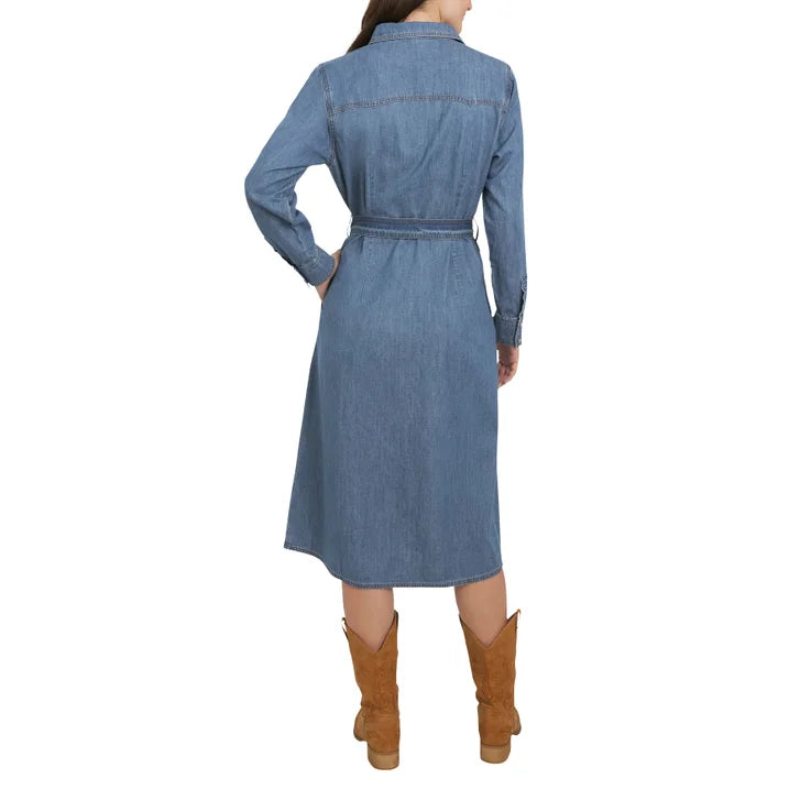Wrangler Women's Denim Midi Dress