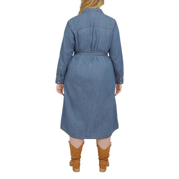 Wrangler Women's Denim Midi Dress