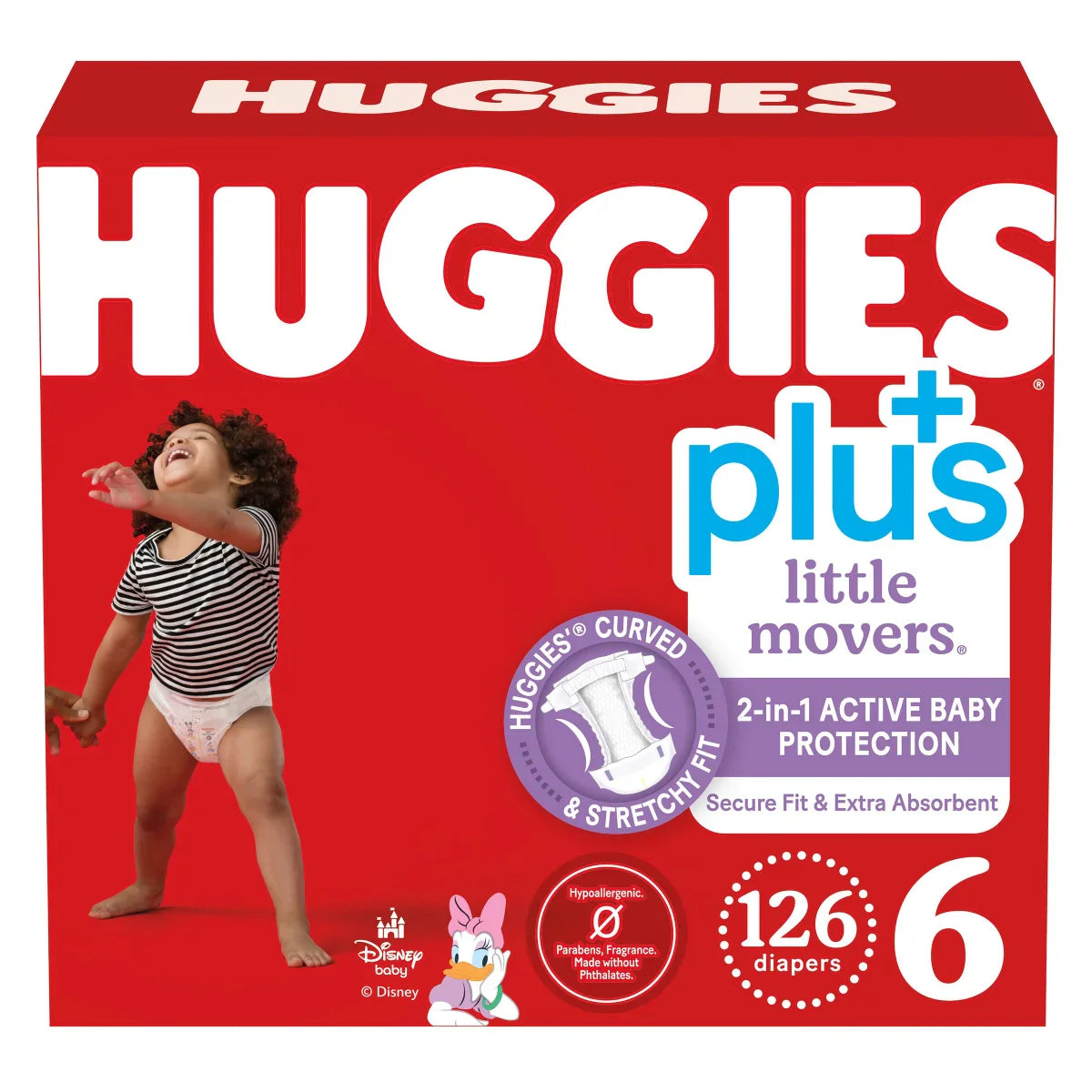 Huggies Plus Diapers Sizes 3 - 7
