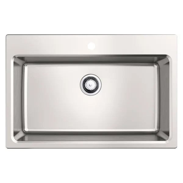 Kohler Provo 33" Dual Mount Single-bowl Workstation Kitchen Sink Kit